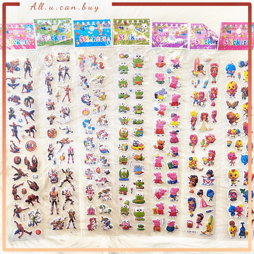 

Sticker Timbul Mainan Tempel Untuk Anak Per Lembar