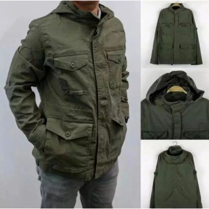 Old navy parka hiden hoodie jaket