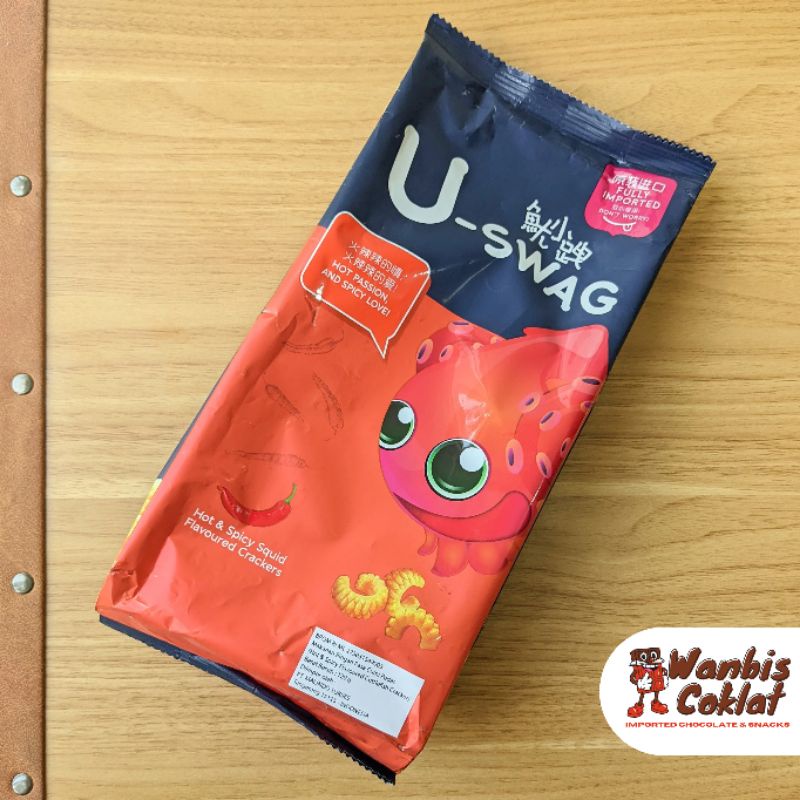 U-SWAG MAKANAN RINGAN RASA CUMI 120 GRAM MADE IN MALAYSIA