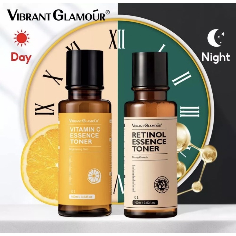 Vibrant Glamour RETINOL + VITAMIN C TONER (DAY &amp; NIGHT)