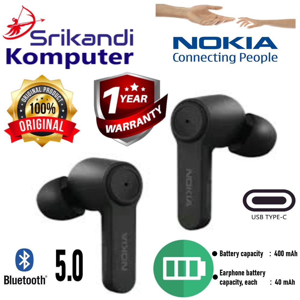 Nokia Black BH805 Essential TWS Noise Cancell