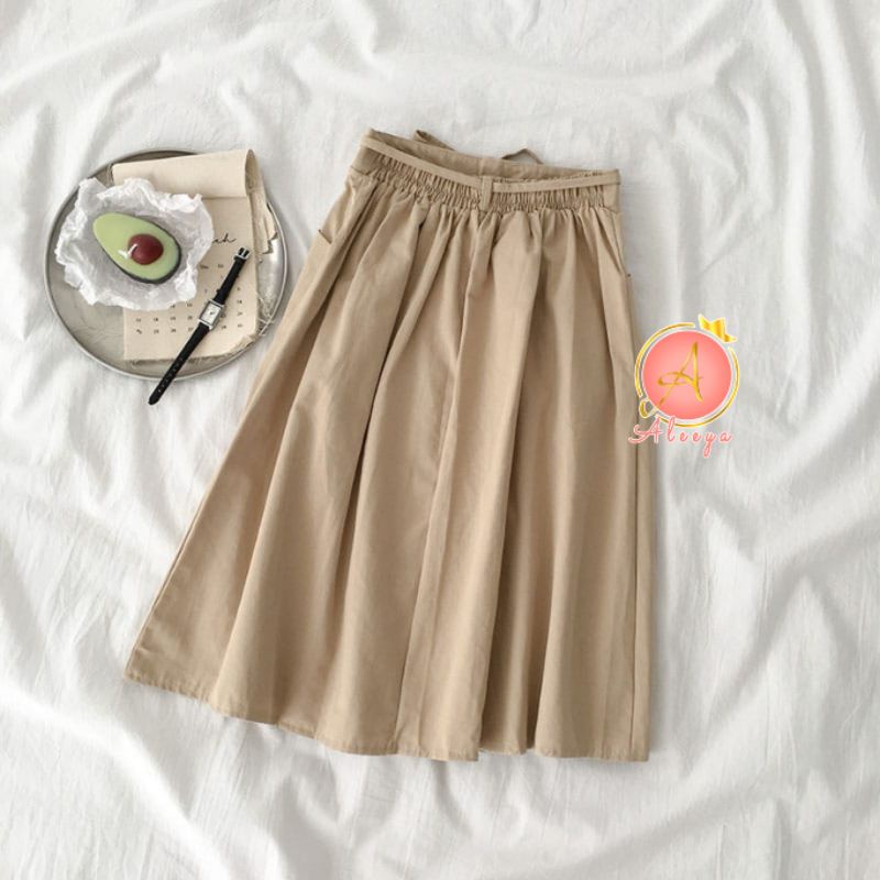 ALEEYA Rok Suede 7/8 / Danisha Midi Skirt Suede (2518)