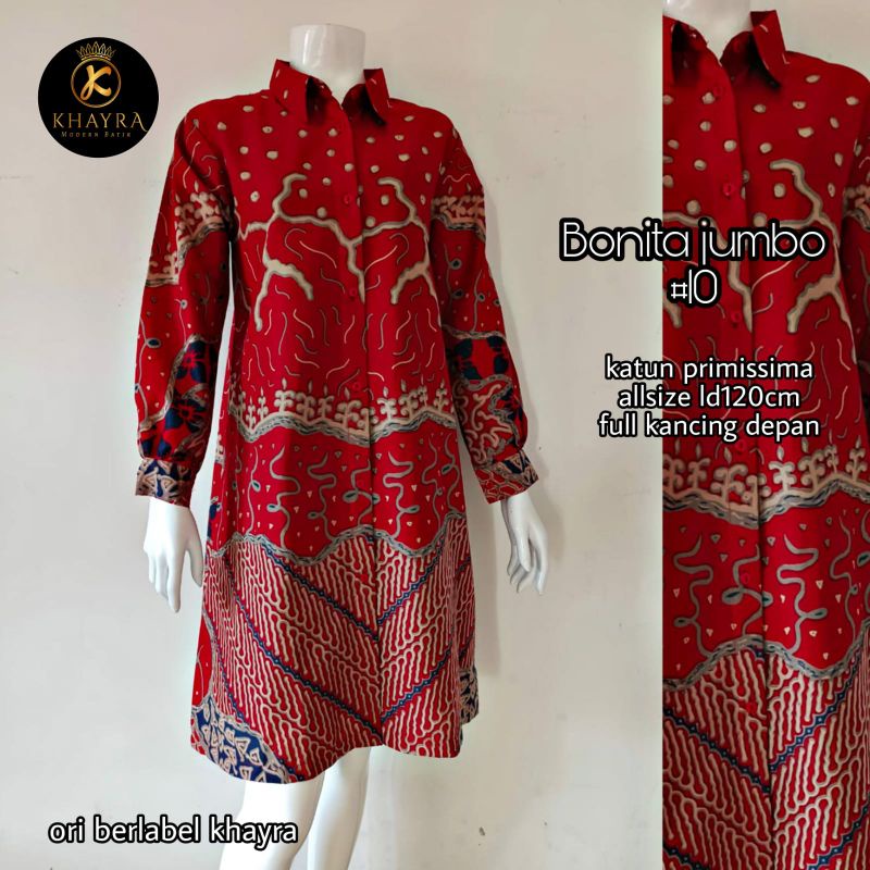 Bonita jumbo // tunik batik jumbo // ori by khayra