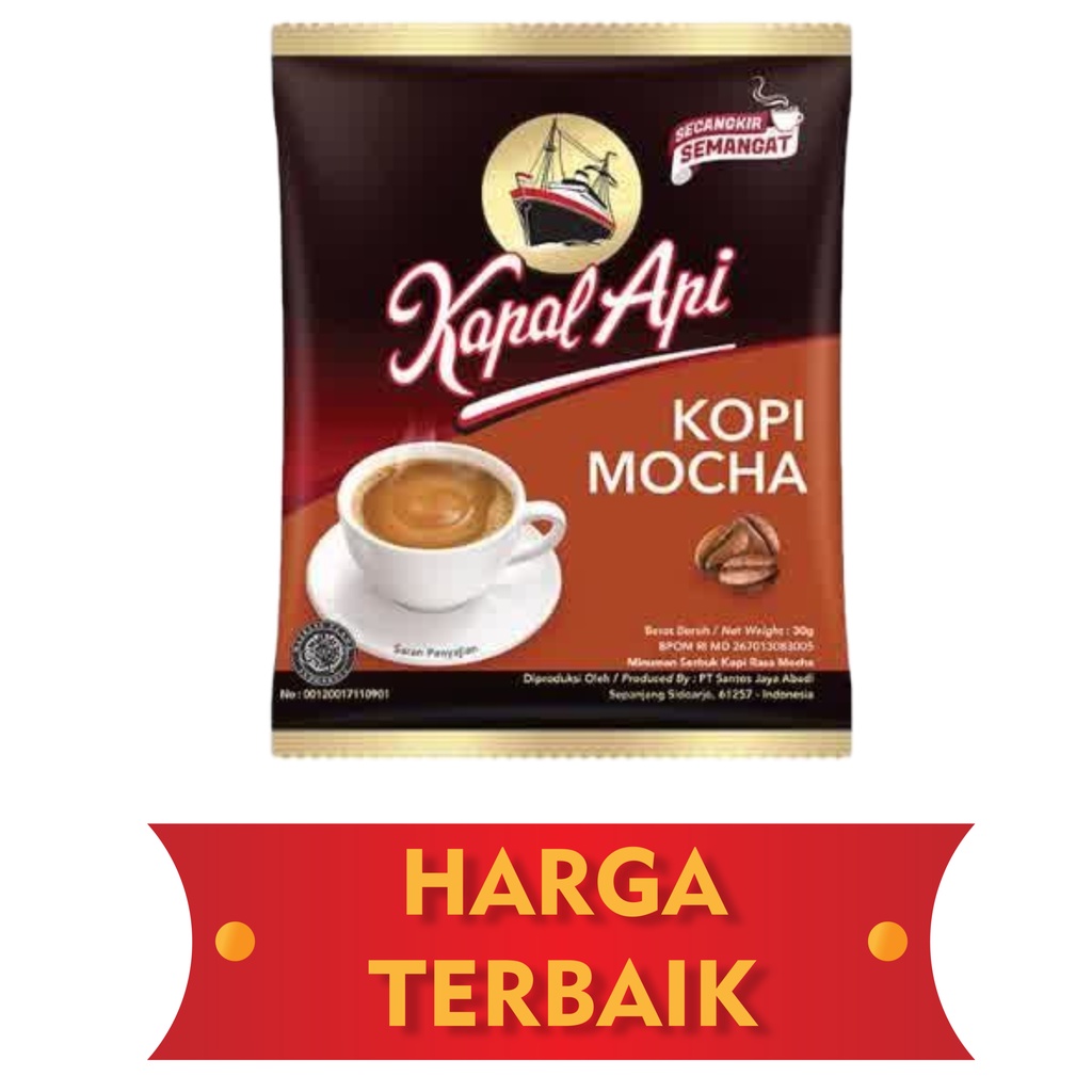 

MURAH LEBAY...!!! KOPI KAPAL API MOCHA 1 PCS