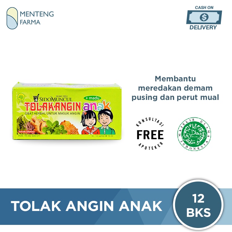 Tolak Angin Anak - Dus Isi 12 Sachet