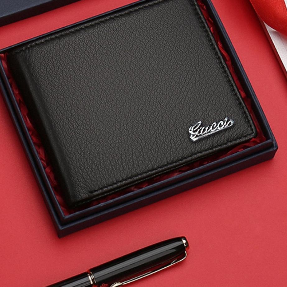 DPHM SERBA 10.000 DOMPET PRIA GUCCI KW GI001 DOMPET LIPAT DOMPET PENDEK DOMPET BRANDED KULIT PU + BO