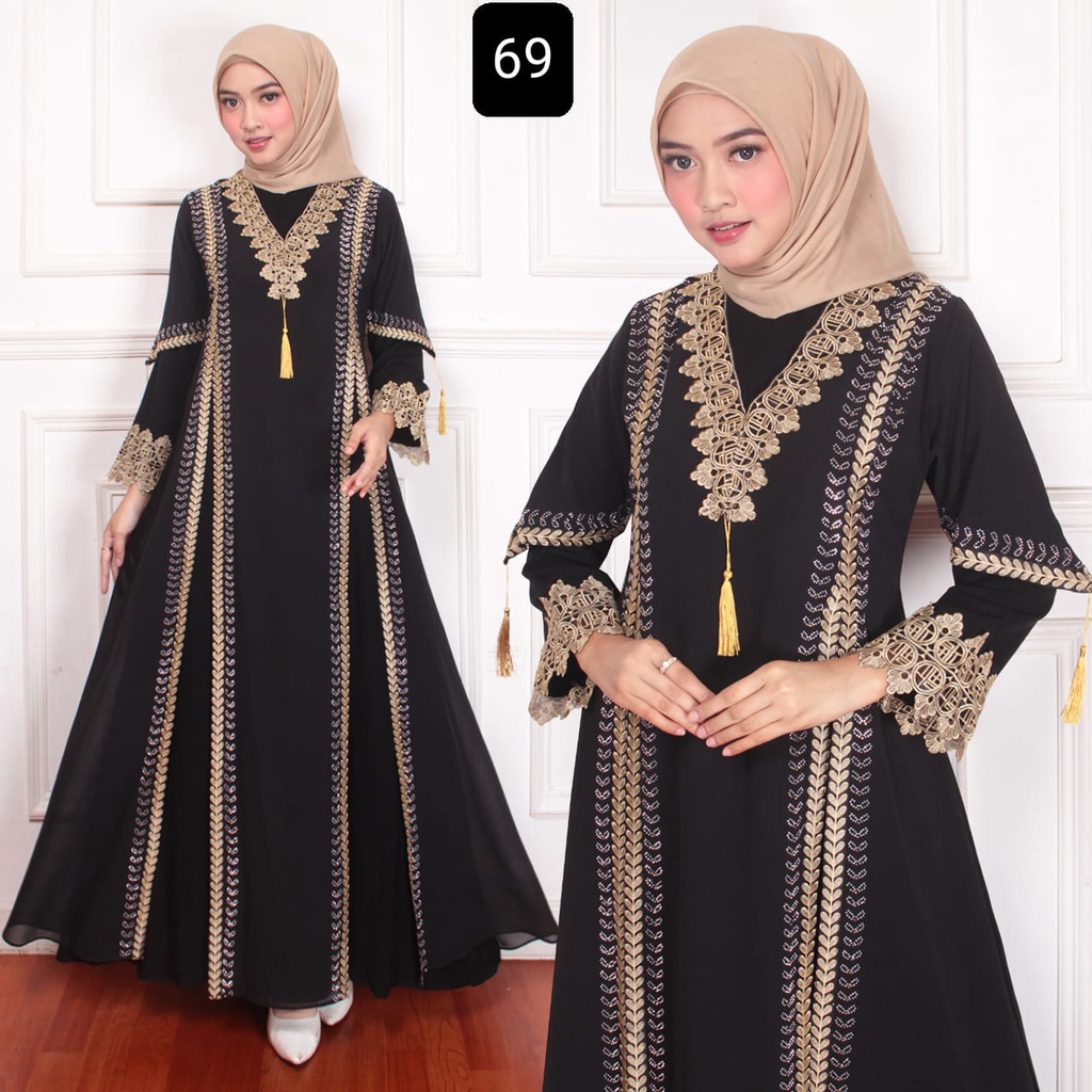 Abaya turkey premium terbaru 244