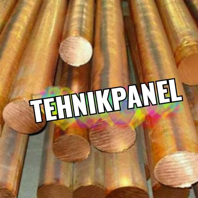 Grounding Rod Tembaga 5/8" 1Meter/Rod Grounding Penangkal Petir