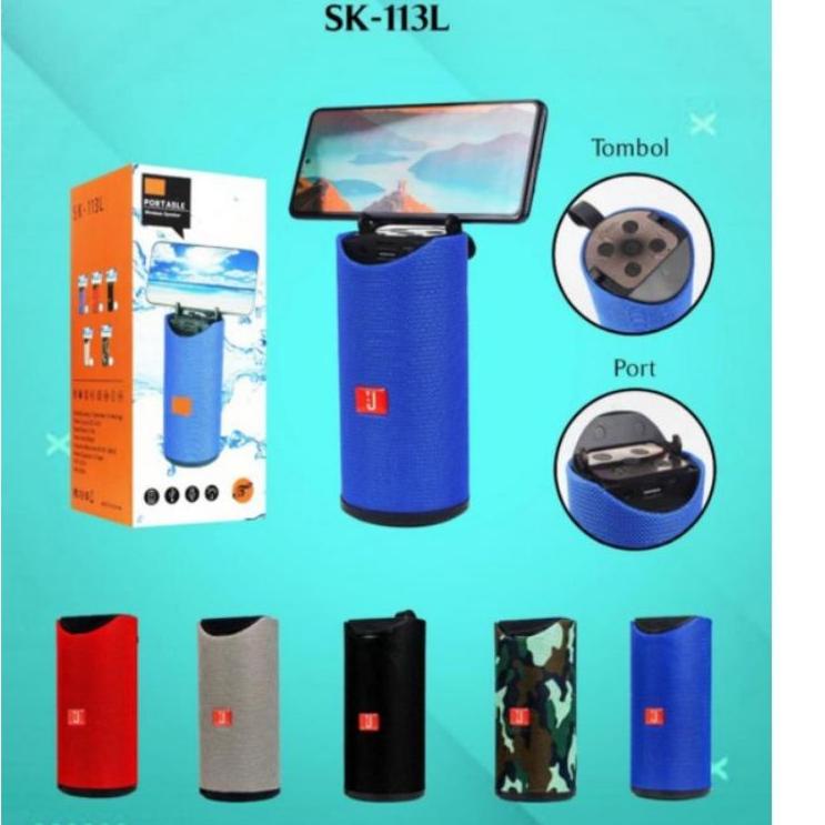 Berkualitas--Speaker Bluetooth TG-113 Box Music Bluetooth Wireless TG-113