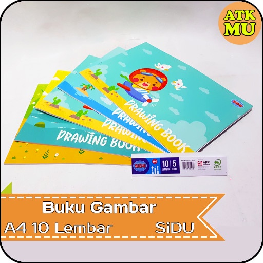 

Aman Buku Gambar A4 10 Lembar 5 Buku Sidu Murah