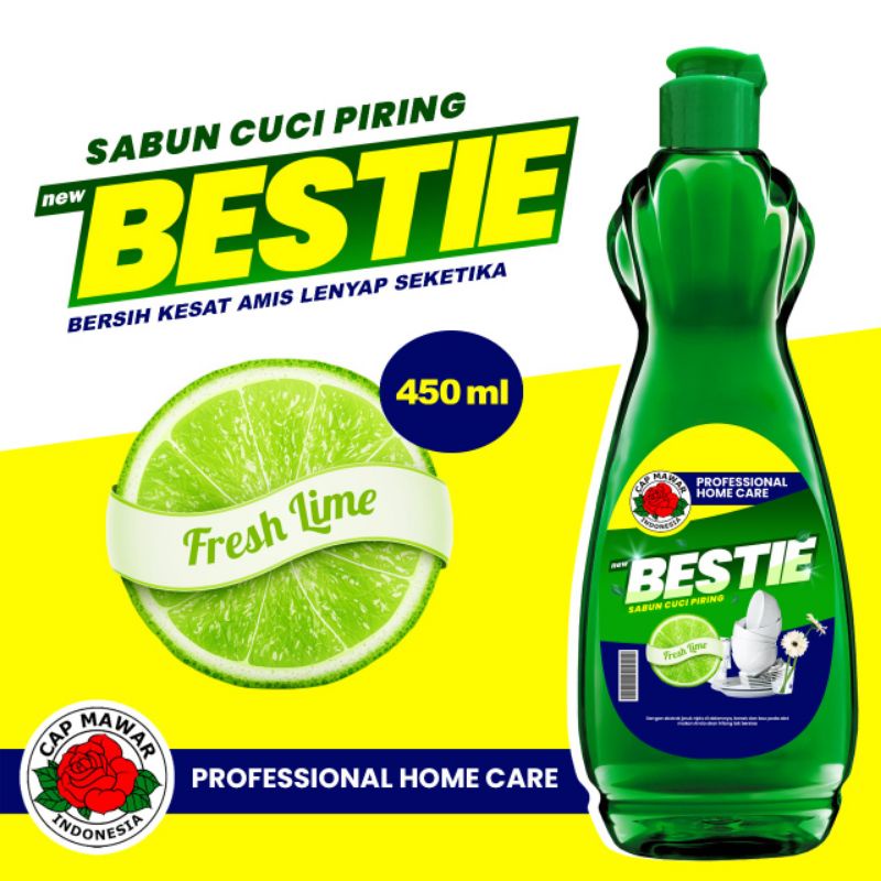 BESTIE SABUN CUCI PIRING EKONOMIS 450 ML / SABUN CUCI PIRING /  PEMBERSIH