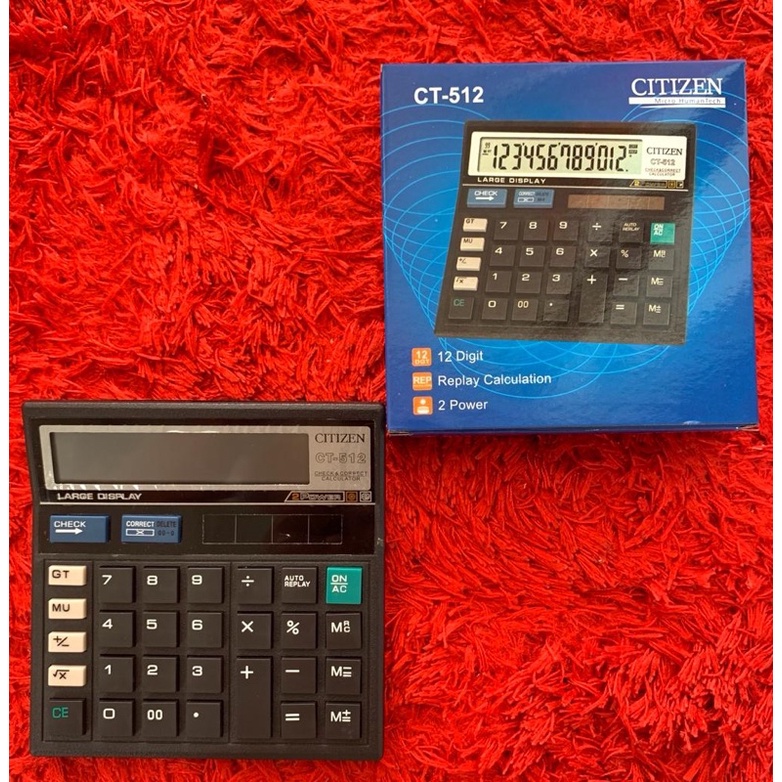 

Kalkulator Citizen CT512