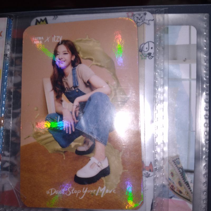 photocard Lia itzy ultra milk