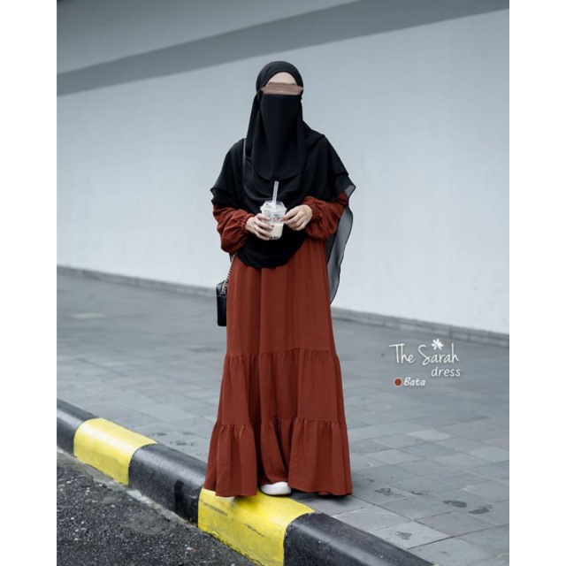 Sarah Dress Crinkle Premium by Azda Hijab