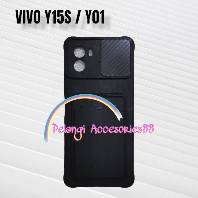 CASE VIVO Y15S / Y01 / Y01A SOFTCASE SLEDING WARNA WARNI