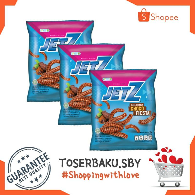 

New Jet Z Chocho Fieesta 24g x 10 pcs / Snack Ulir rasa coklat / Camilan Rasa Coklat / Agen Snack Murah surabaya