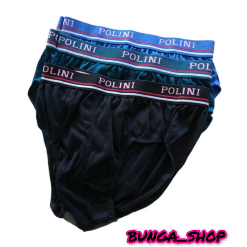 3pcs / CD POLINI COWOK / CD PRIA POLINI / celana dalam pria dewasa