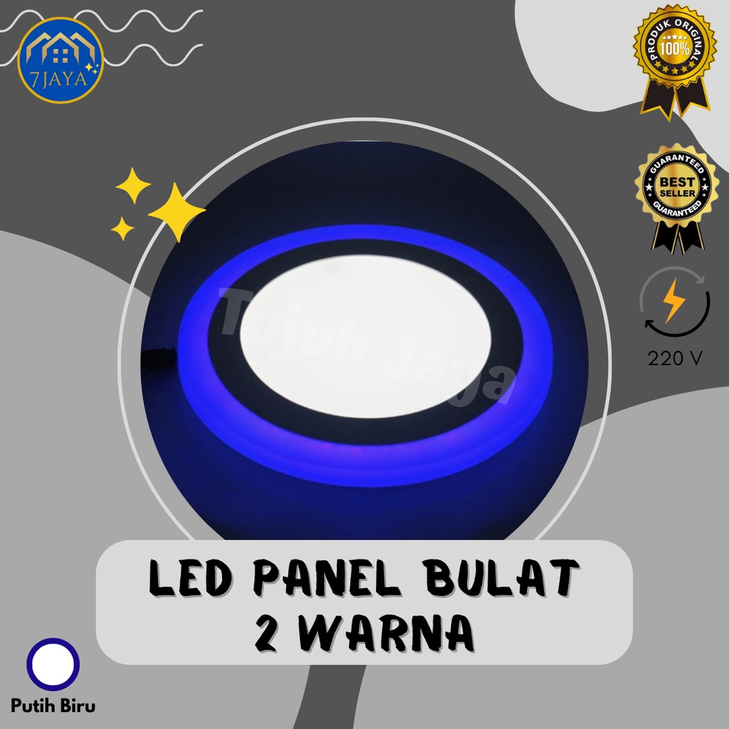 LED Panel Bulat 2 Warna