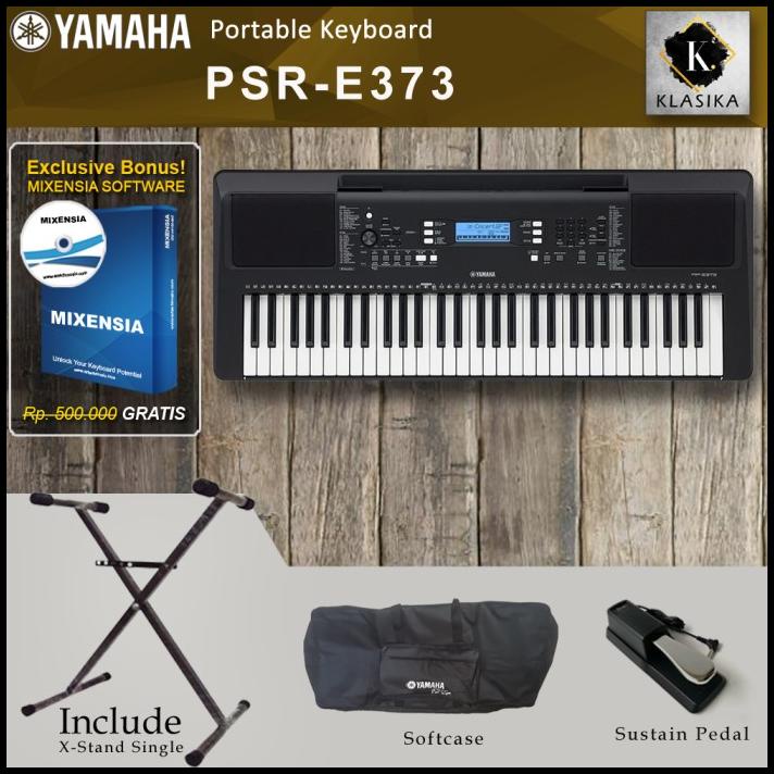 Yamaha Psr E373 + Xstand + Sustain + Softcase / Psre373 / Psr E 373