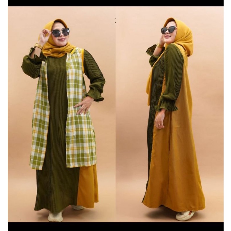 Gamis Outer Zolaqu Original Matt Cotton Combed