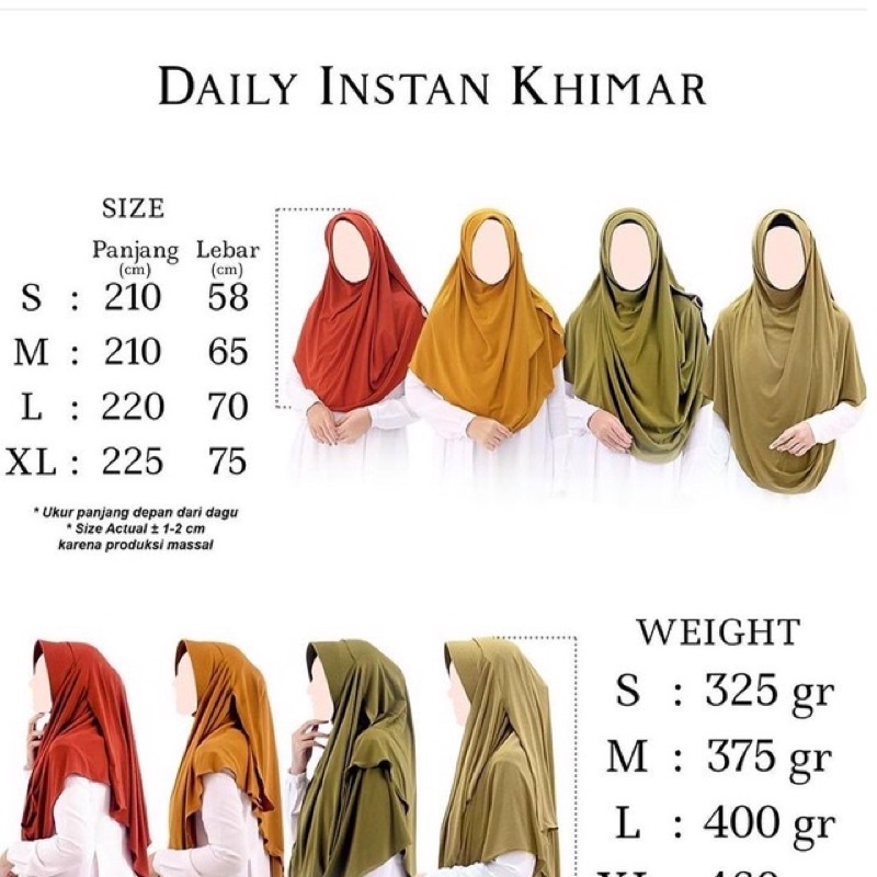 instan daily khimar atelier angelina preloved