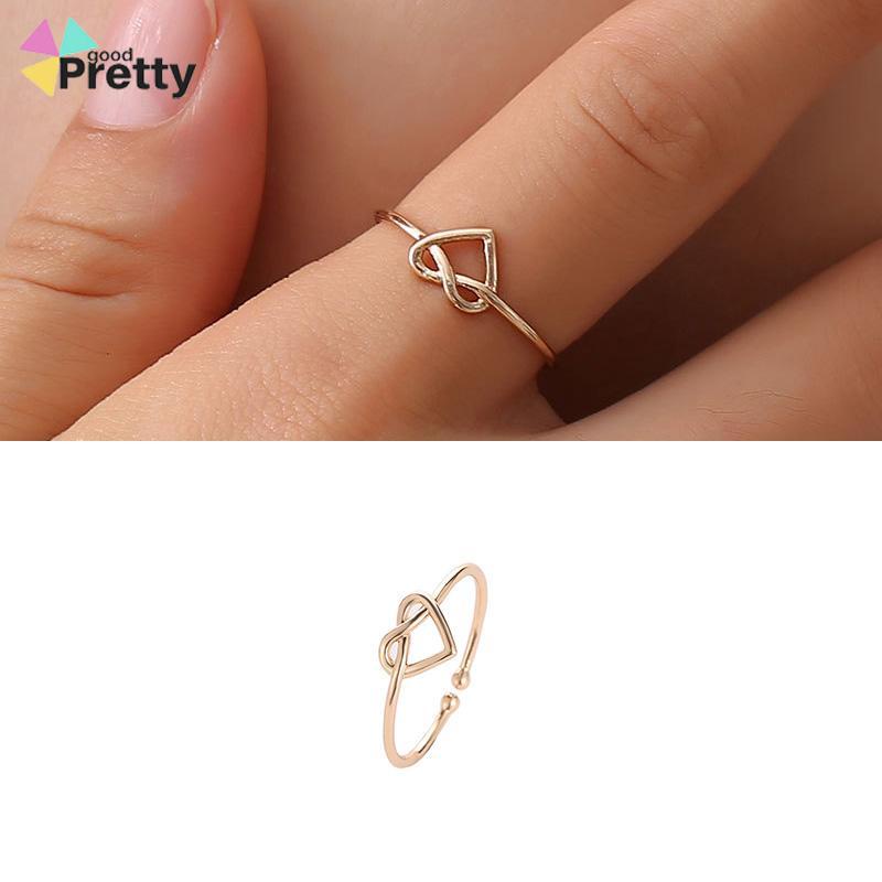 Cincin wanita cinta Berongga Disesuaikan Tiga Dimensi anak perempuan cincin anak perempuanA - PD