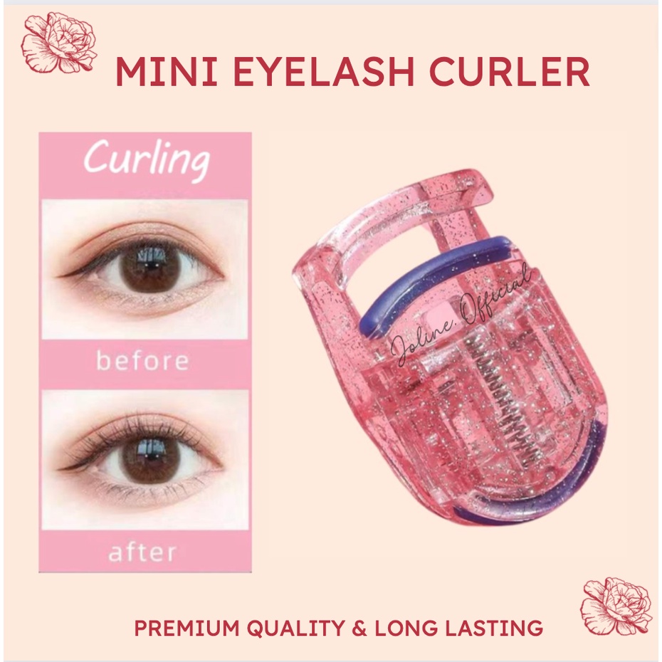 JOLINE MINI EYE CURLER / ALAT PENJEPIT BULU MATA / PERAWATAN MATA / ALAT KECANTIKAN MAKEUP UNTUK MATA / ULTIMATE LASHES / DOUBLE DUTY EYELASH CURLER /  PELENTIK BULU MATA / MAKE UP EYE CURLING /  PRAKTIS / KECIL / LENTIK DALAM 5 DETIK