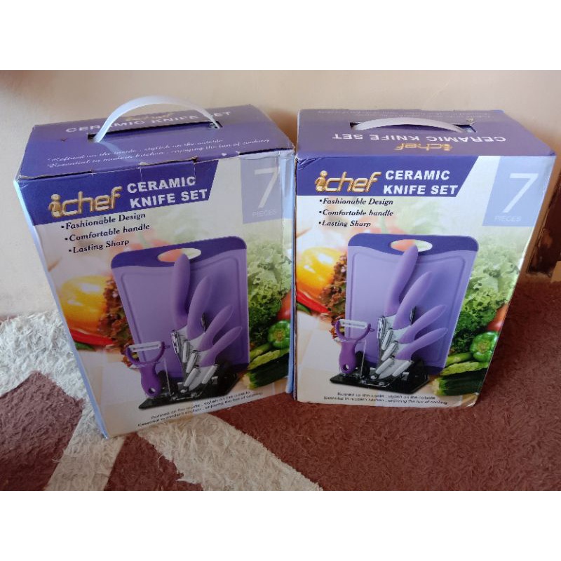 ichef set knife keramik