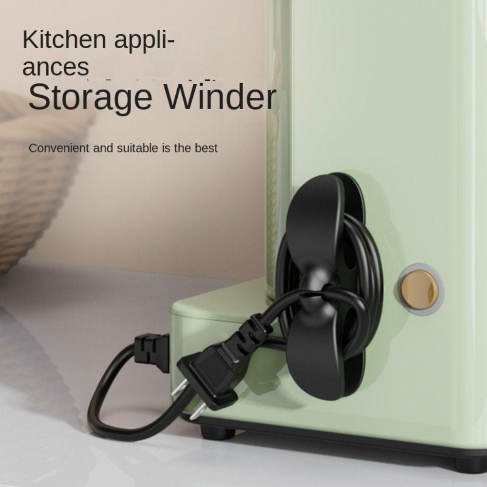 Suyo Cord Winder Organizer Line storage Arrangement Hiasan Dinding Dapur Peralatan Dapur Power Cord Fixing Cable Management Clips Wire Fixer