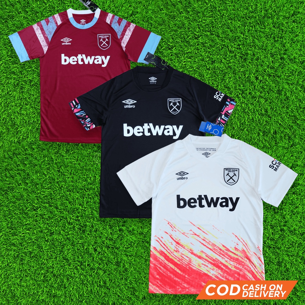 JERSEY SEPAKBOLA WEST HAM HOME AWAY 3RD 2022 GO