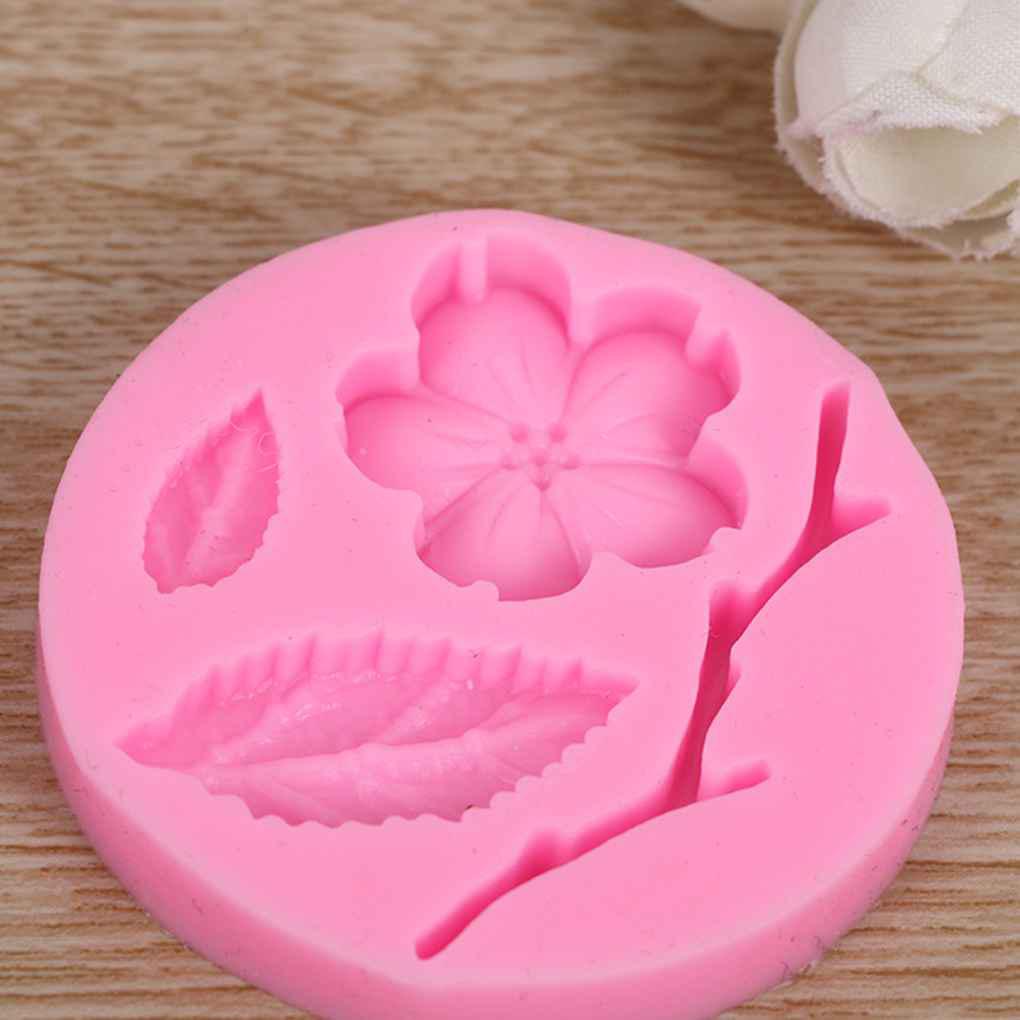 Handmade Soap Mold Peach Blossom Cetakan Kue Roti Mousse Jelly Coklat