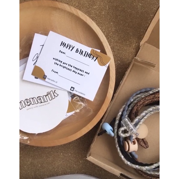 

tambahan packaging untuk gift
