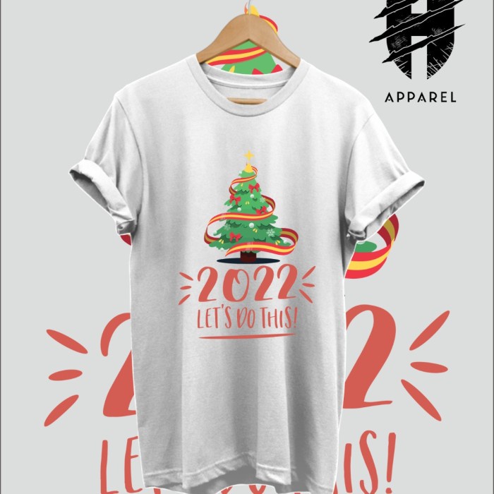 BAJU - KAOS NATAL POHON 2022 - TSHIRT CHRISTMAS TREE CHARACTER 2022