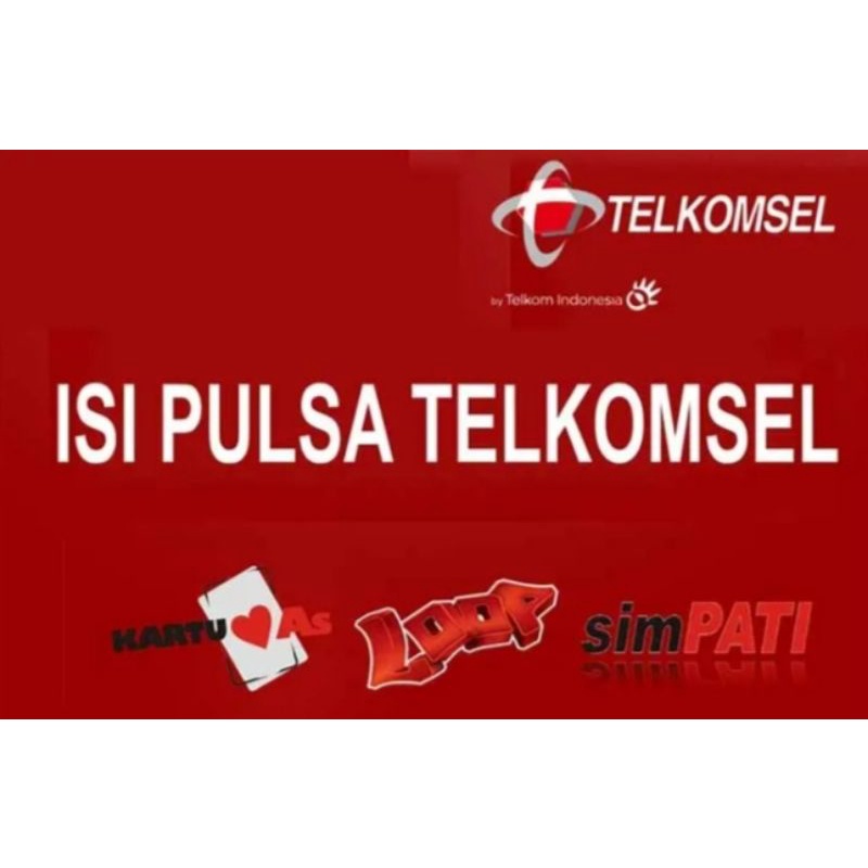 Isi Ulang Pulsa Reguler TELKOMSEL 5k-20k Murah Harga Distributor