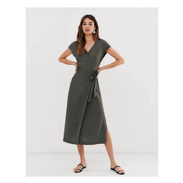 Mnki wrap dress