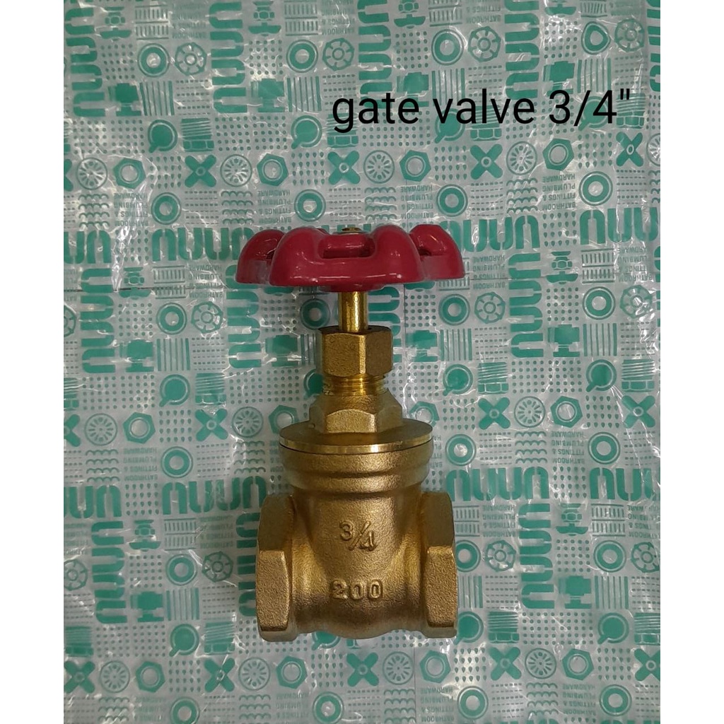 Gate Valve 3/4&quot; Merk UNNU