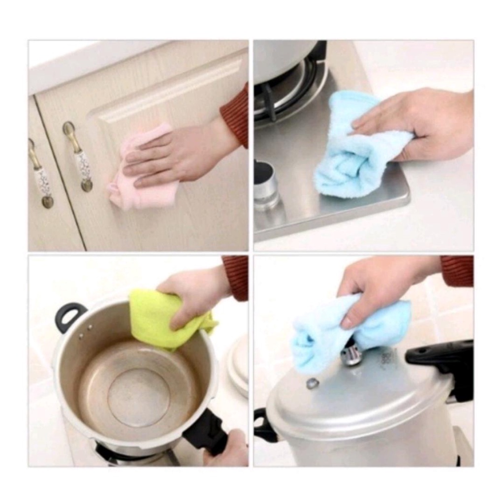 Kain Lap Tangan Gantung Warna Polos Handuk Tangan