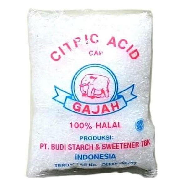 

BISA COD Citrun/Citric Acid Cap Gajah [50gram /20pcs /1 pack ]