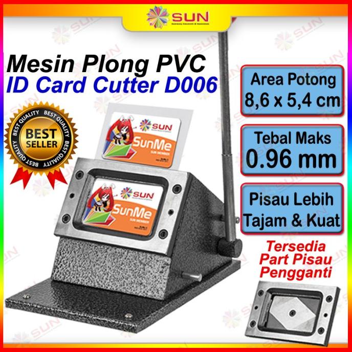 Mesin Plong PVC ID Card D006 - PVC Card Cutter