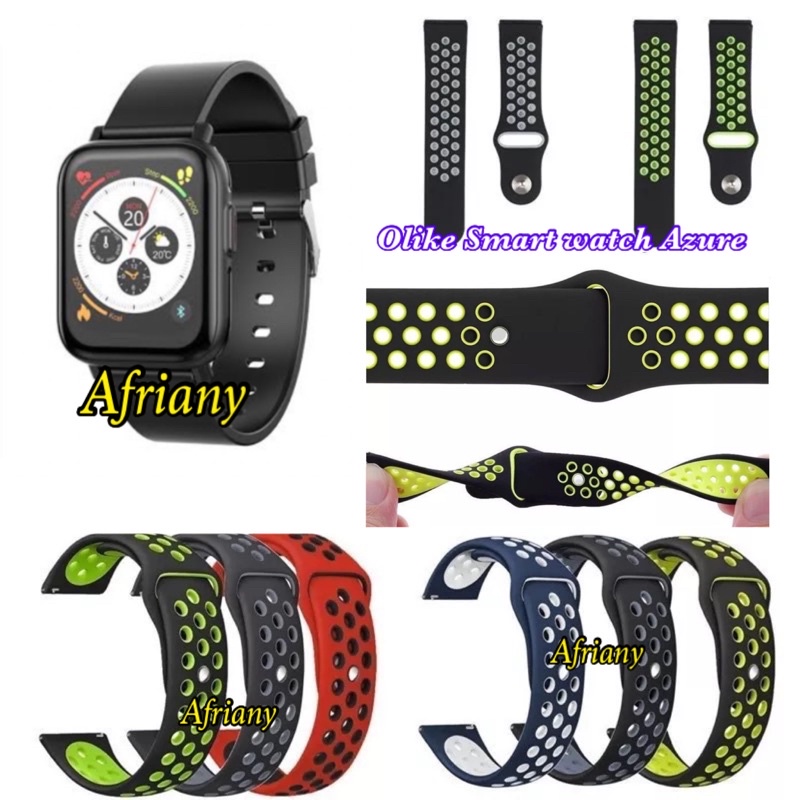 Tali Jam Strap Olike Smartwatch Azure OW-W4 - Nike Rubber Silikon Sporty