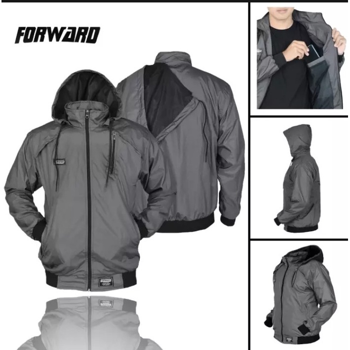 Jaket Parasut Motor Casual Pria Forward System