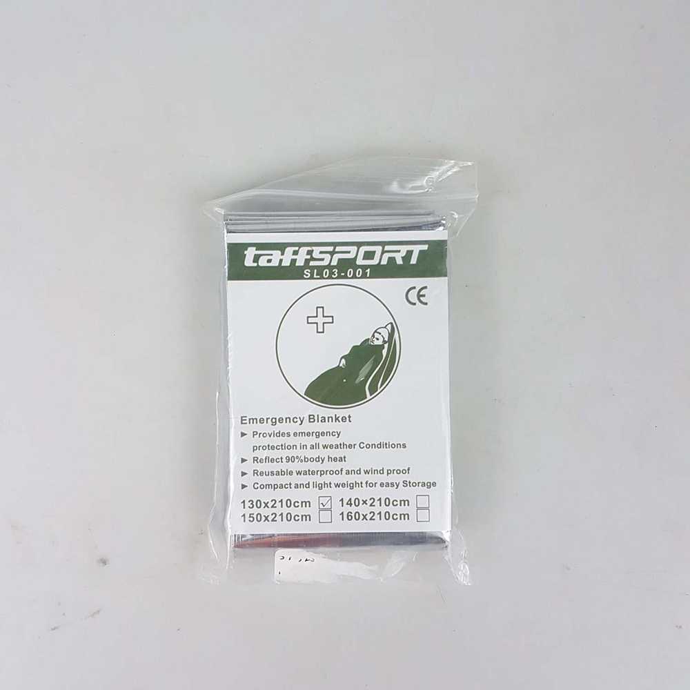 TaffSPORT Emergency Thermal Blanket Anti Hipotermia Selimut Hangat Darurat Alumunium Foil