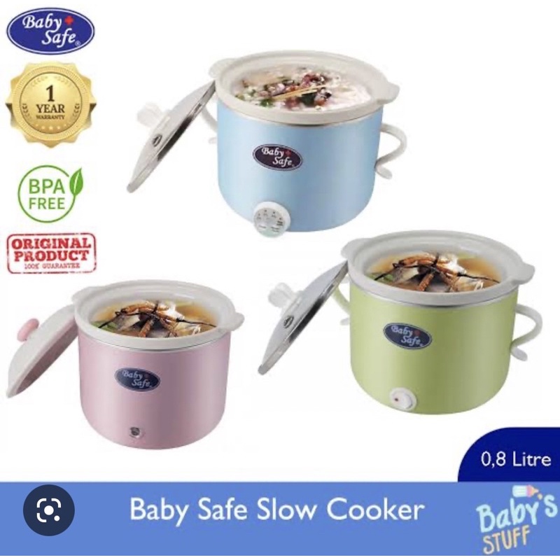 Jual baby safe slow cooker 1,2 Liter LB007 D. timer Shopee Indonesia