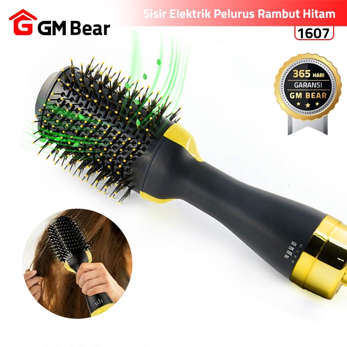 GM Bear Sisir Elektrik Penata Rambut (3in1) 1607 - Professional Blowout Hair Dryer Brush