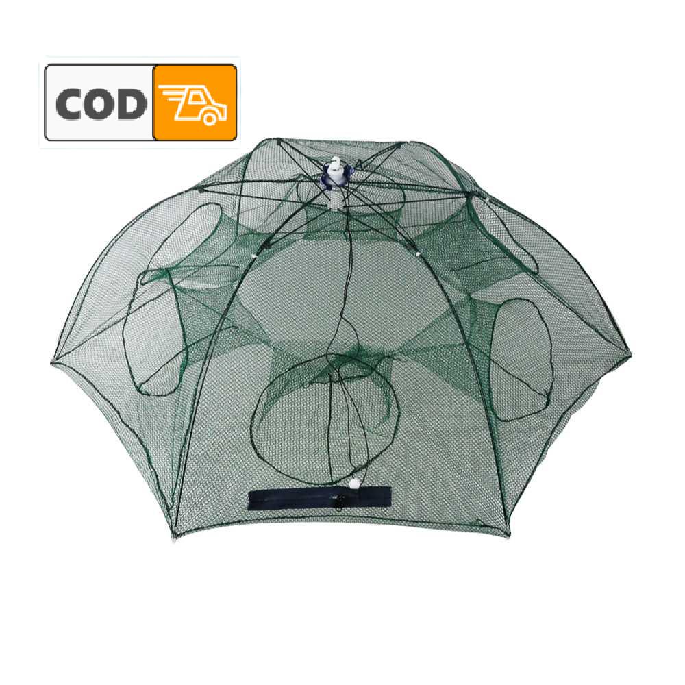 Perangkap Bubu Payung 6 Lubang Alat Jaring Pancing Kurungan Jala Ikan Udang Kepiting Lobster Lele Su