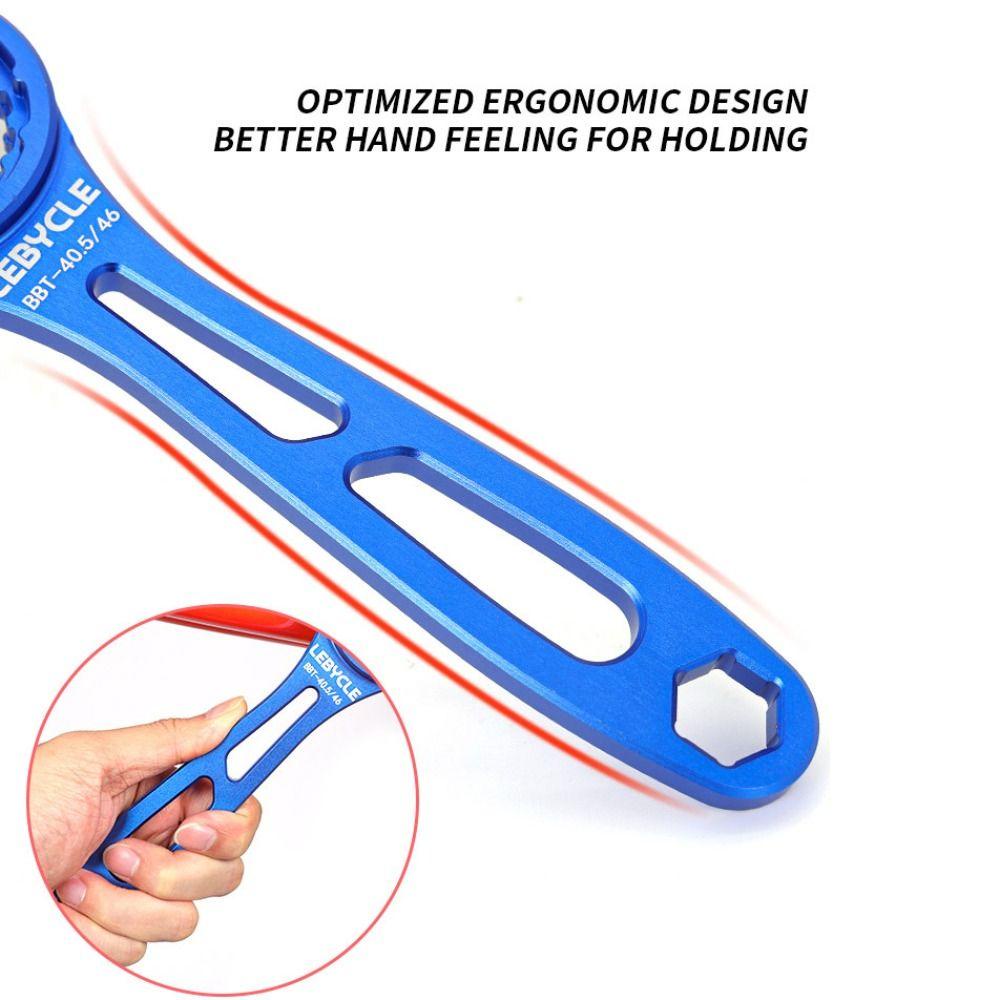 Lanfy Four-In-One BB Wrench Portable Profesional MTB/Instalasi Braket Sepeda Jalan Sepeda Ultra Ringan BB Bawah Multifungsi Alat Perbaikan Sepeda Repair Wrench