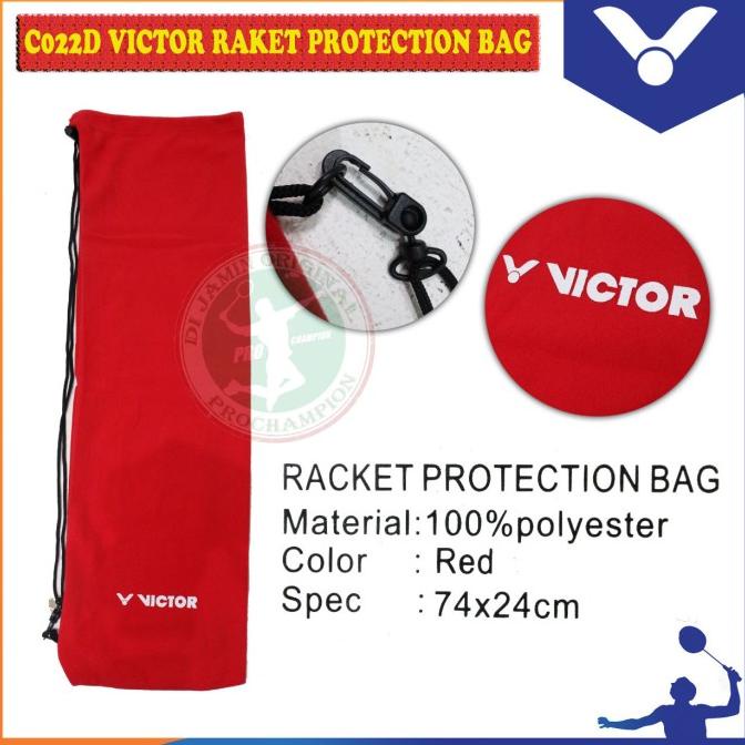 VICTOR TAS KAIN SERUT COVER RAKET BADMINTON ORIGINAL