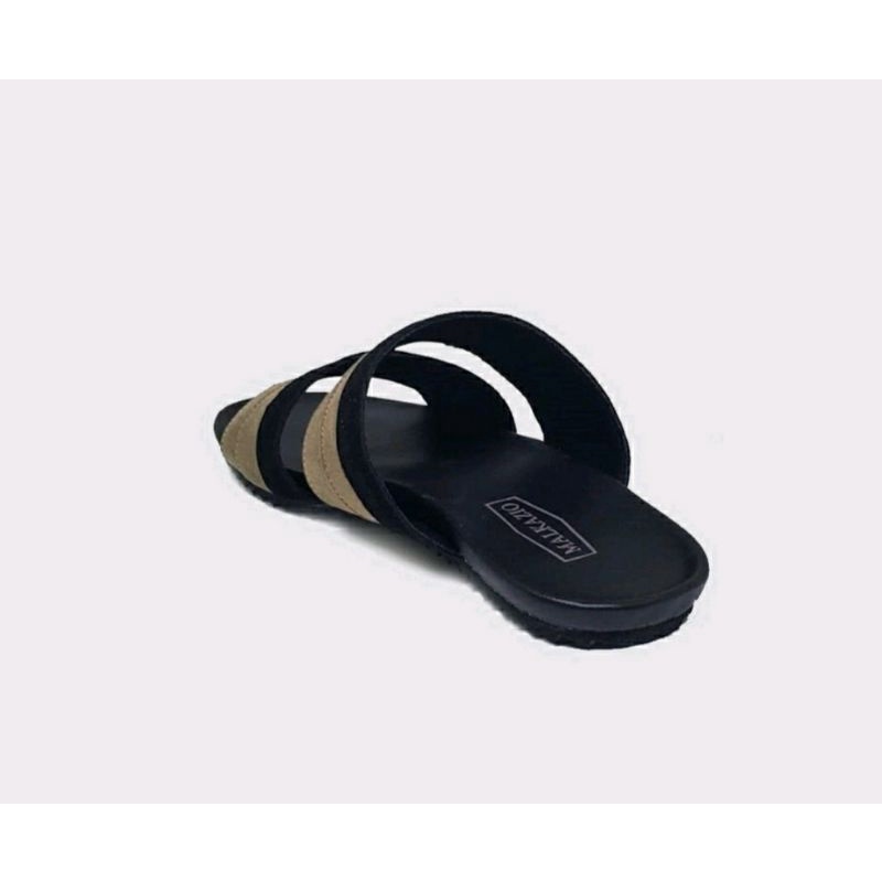 Sandal SLIDE K03.Black Super JUMBO 43-48 Sendal Kaki Bule LUAR Negri Size Besar JUMBO Kekinian