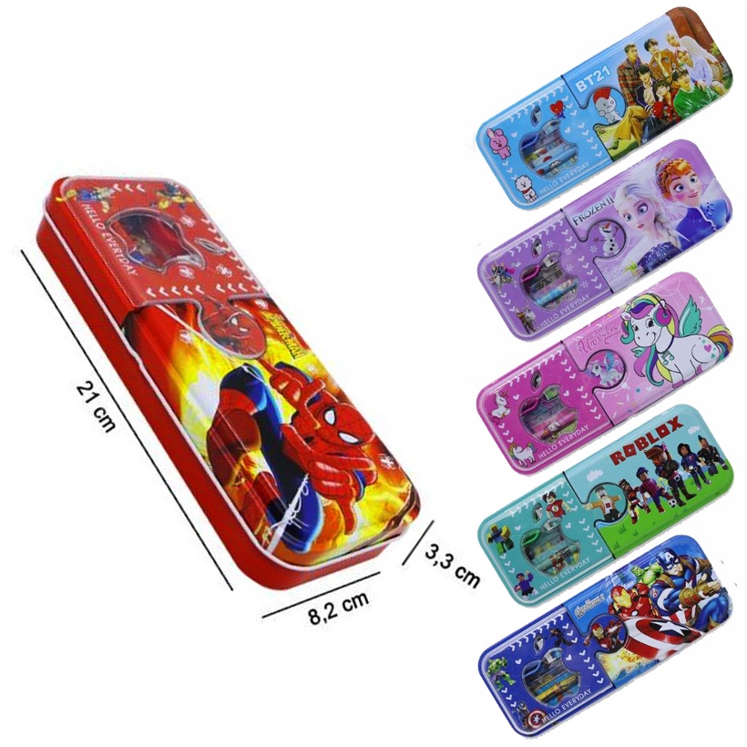 

Set 5in1 Kotak Pensil StudySet Anak Tempat Pensil Penco