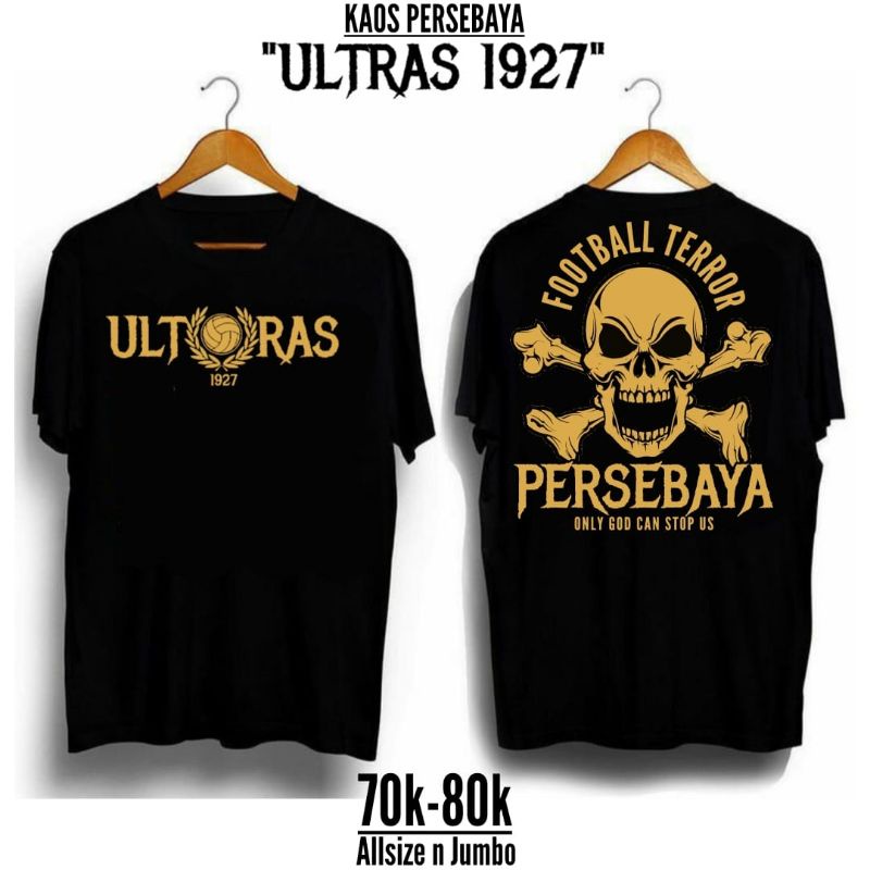 KAOS ULTRAS PERSEBAYA garis keras  (premium)